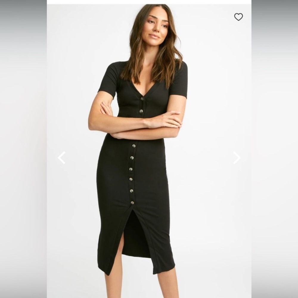 Kookai Beccy Button Down Midi Dress